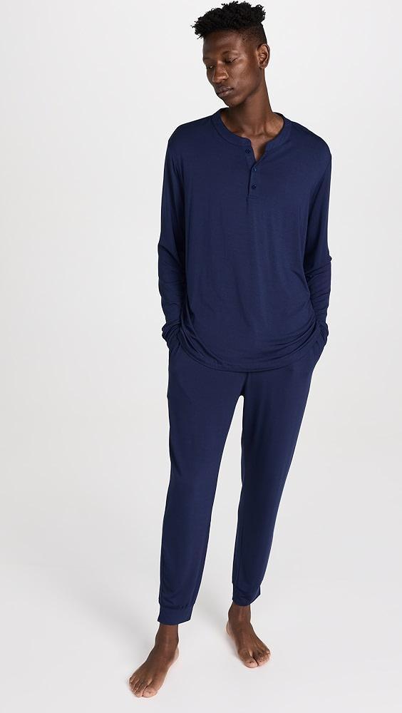 Eberjey Henry Modal Long PJ Set | Shopbop Product Image