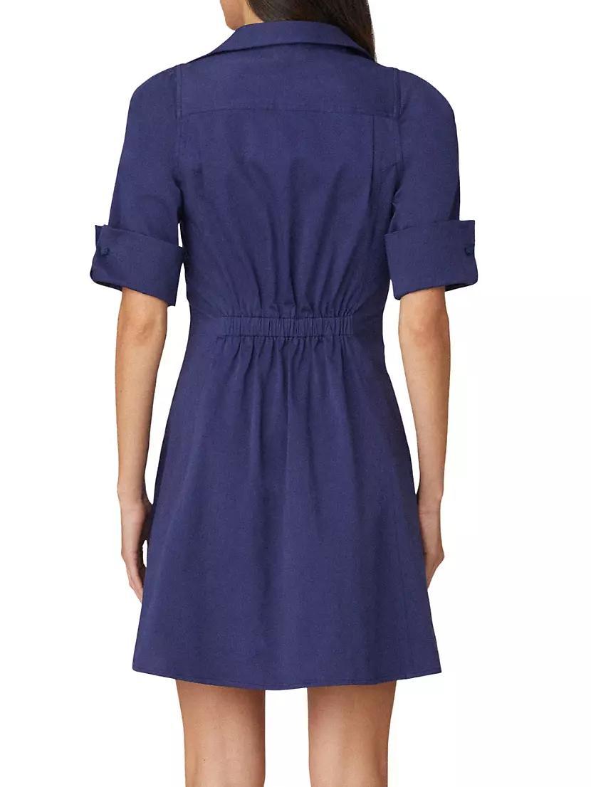 Bryce Cotton Elbow-Sleeve Shirtdress Product Image