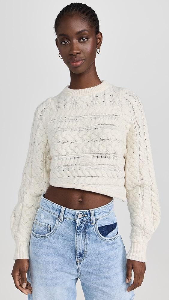 MOUSSY VINTAGE MV Cable Knitting Sweater | Shopbop Product Image