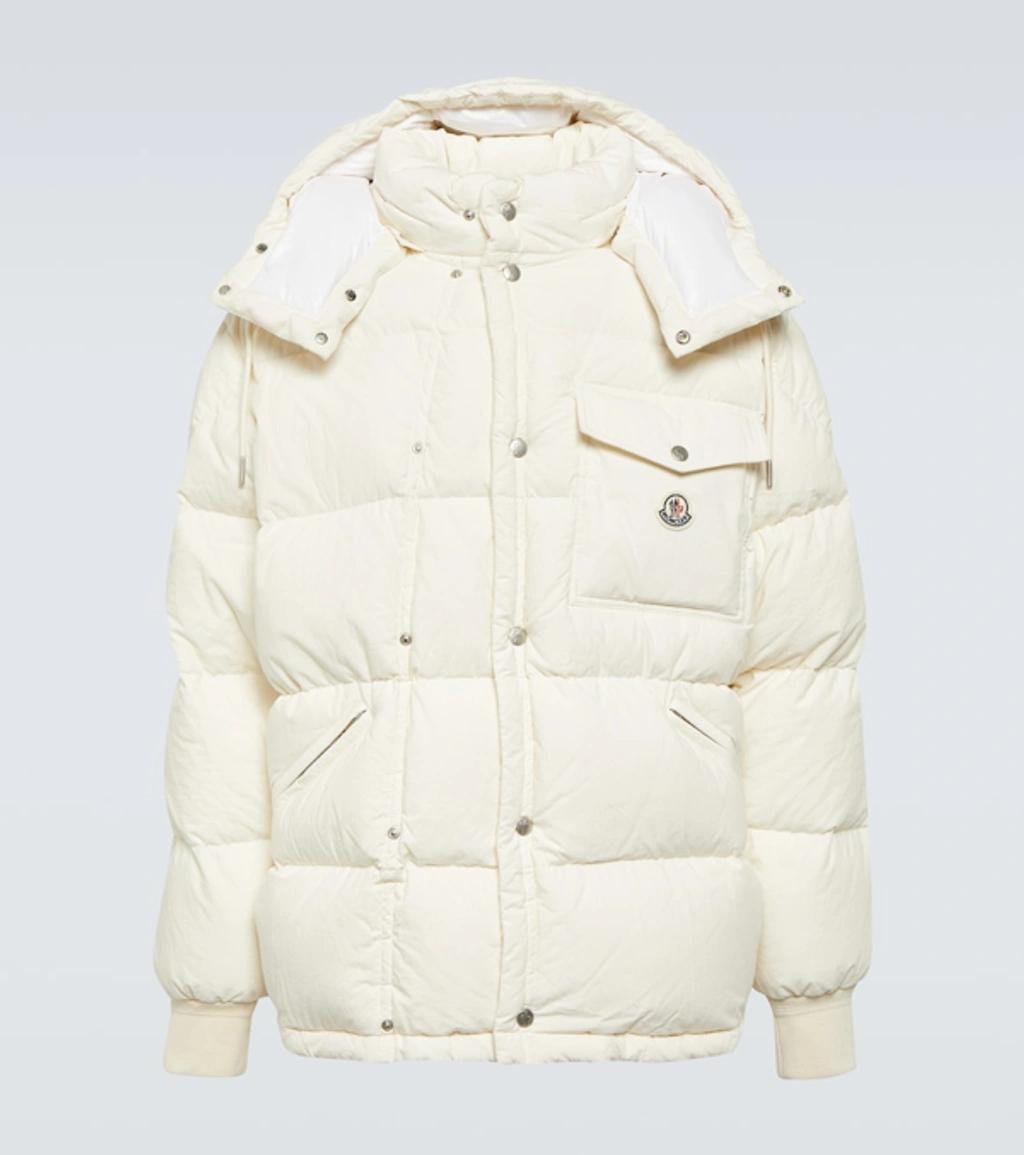 MONCLER Karakorum Cotton Down Jacket In White Product Image