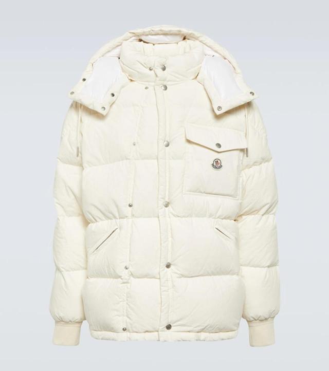 MONCLER Karakorum Cotton Down Jacket In White Product Image