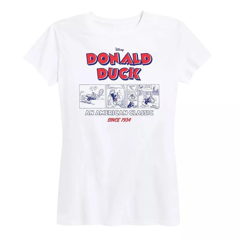 Disneys Donald Duck Womens American Classic Graphic Tee Product Image