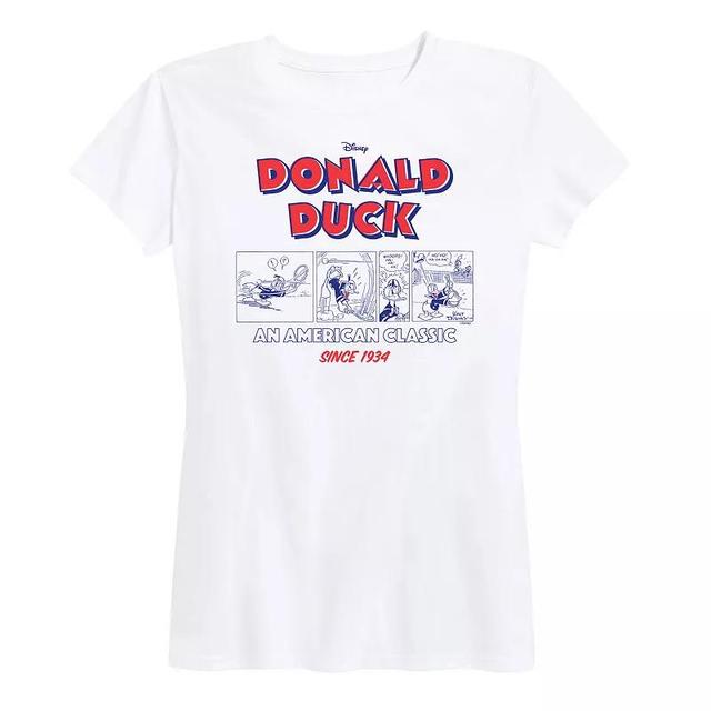 Disneys Donald Duck Womens American Classic Graphic Tee Product Image