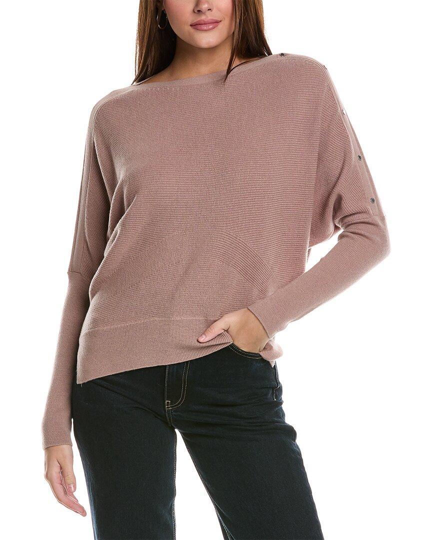 Boat Neck Wool And Cashmere Raven Sweater In Brown Product Image