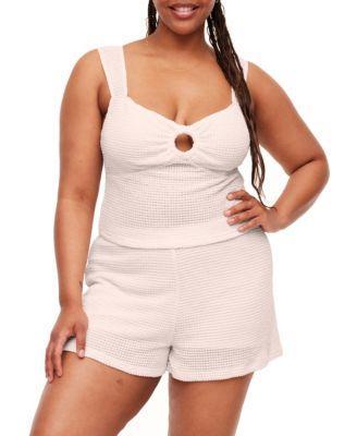 Plus Size Sandra Tank And Shorts Set Product Image