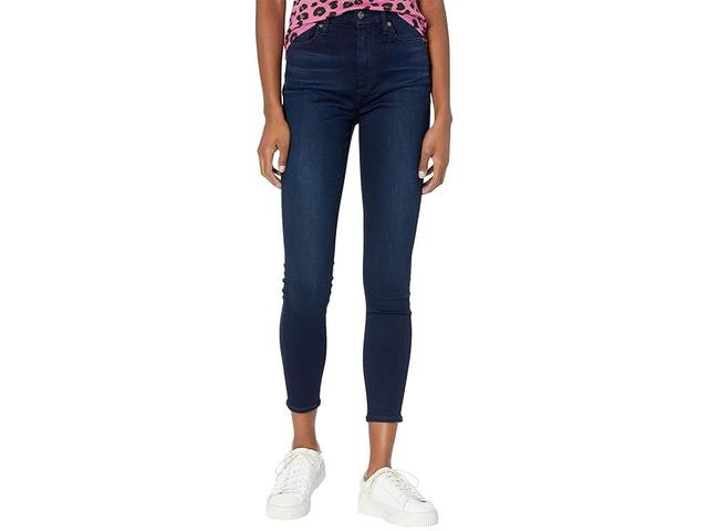 7 For All Mankind High-Waist Ankle Skinny in Slim Illusion Twilight (Slim Illusion Twilight ) Women's Jeans Product Image