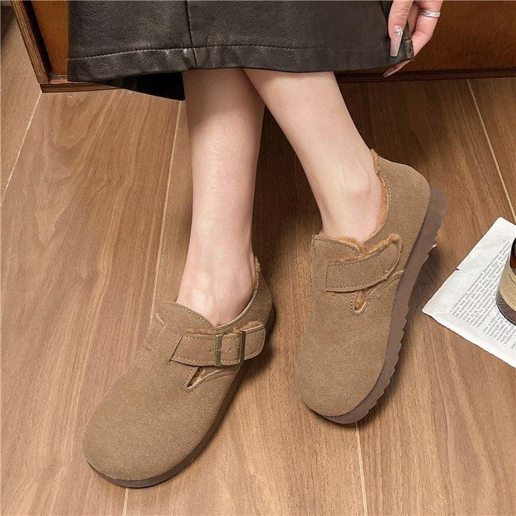 Buckled Fleece Lined Slip Ons Product Image