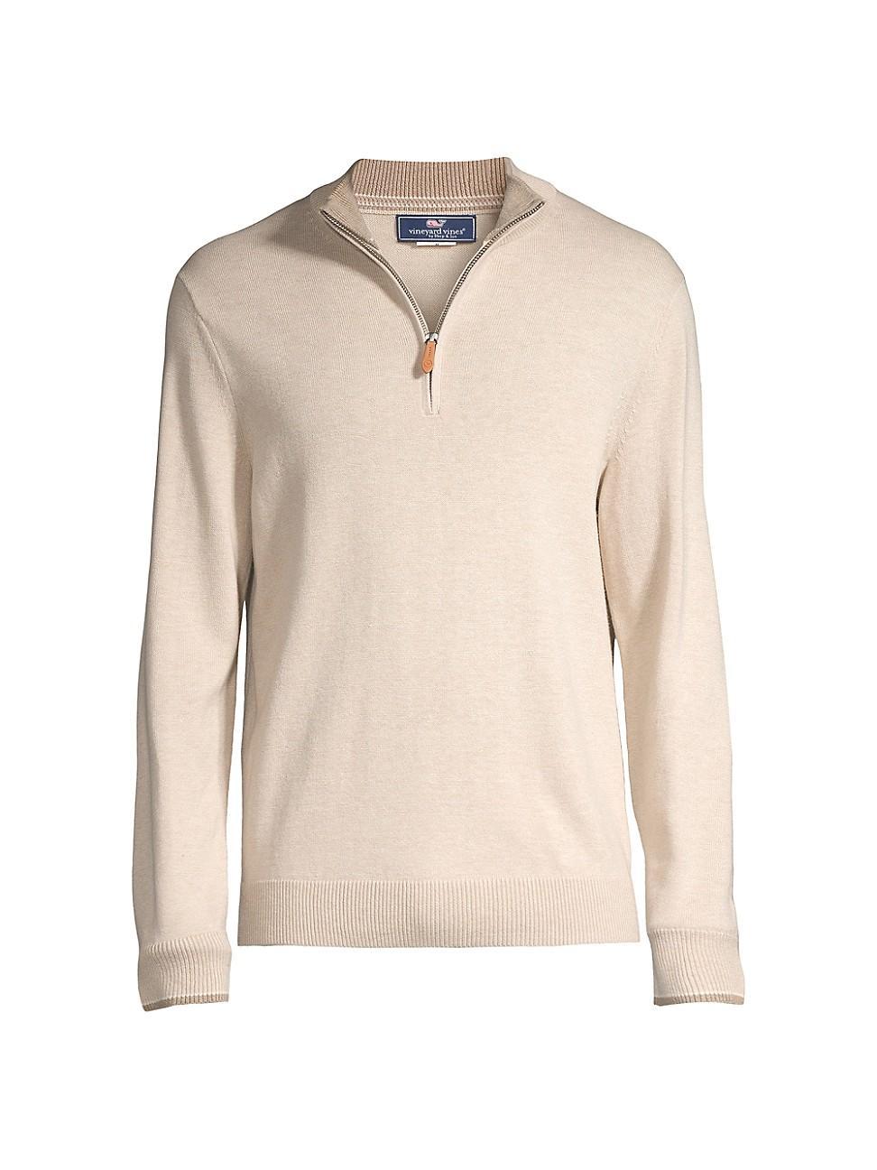 Mens Boathouse Tipping Quarter-Zip Sweater Product Image