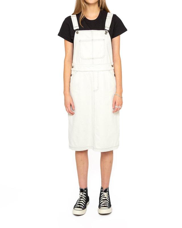 Overall Dress (Relaxed Fit) - Bleached White Product Image