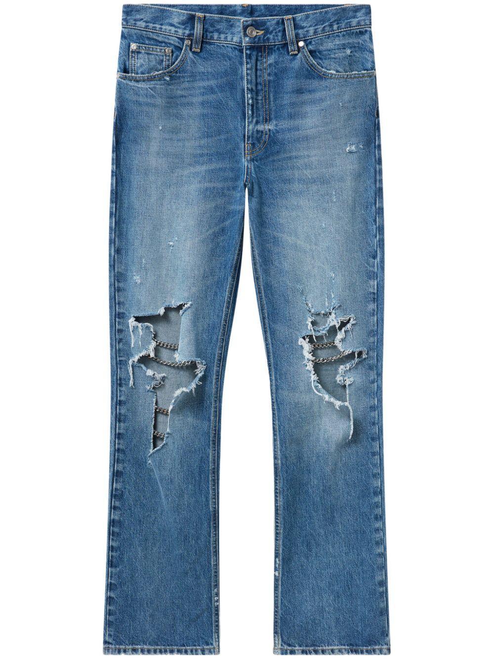 STELLA MCCARTNEY Falabella Knees Bootcut Jeans In Blue Product Image