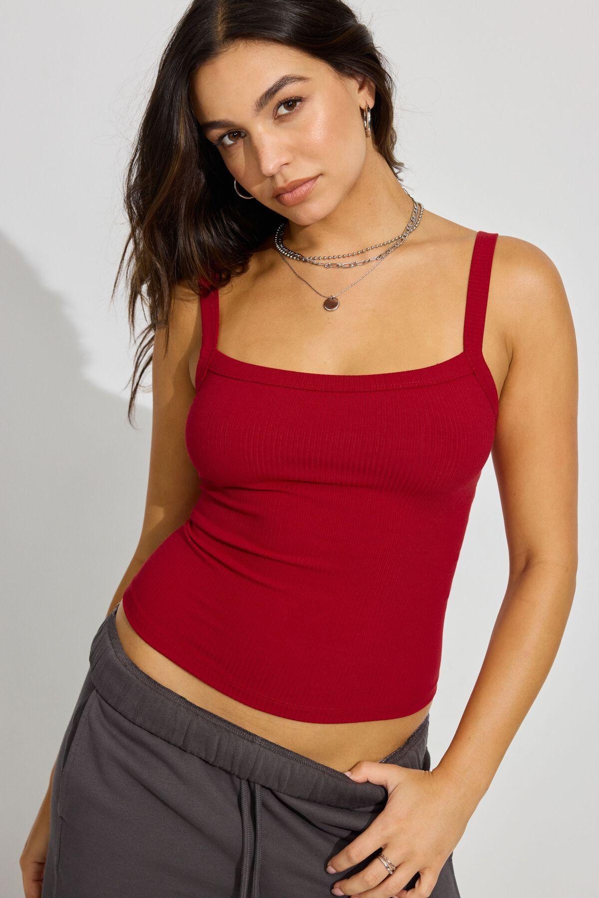 Kasey Scoop Neck Ribbed Cami Product Image