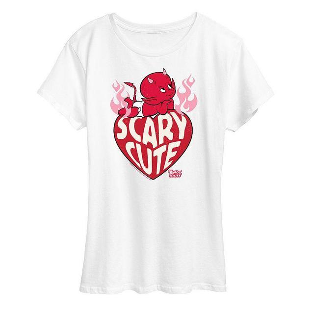 Womens Hot Stuff Scary Cute Graphic Tee, Girls Product Image