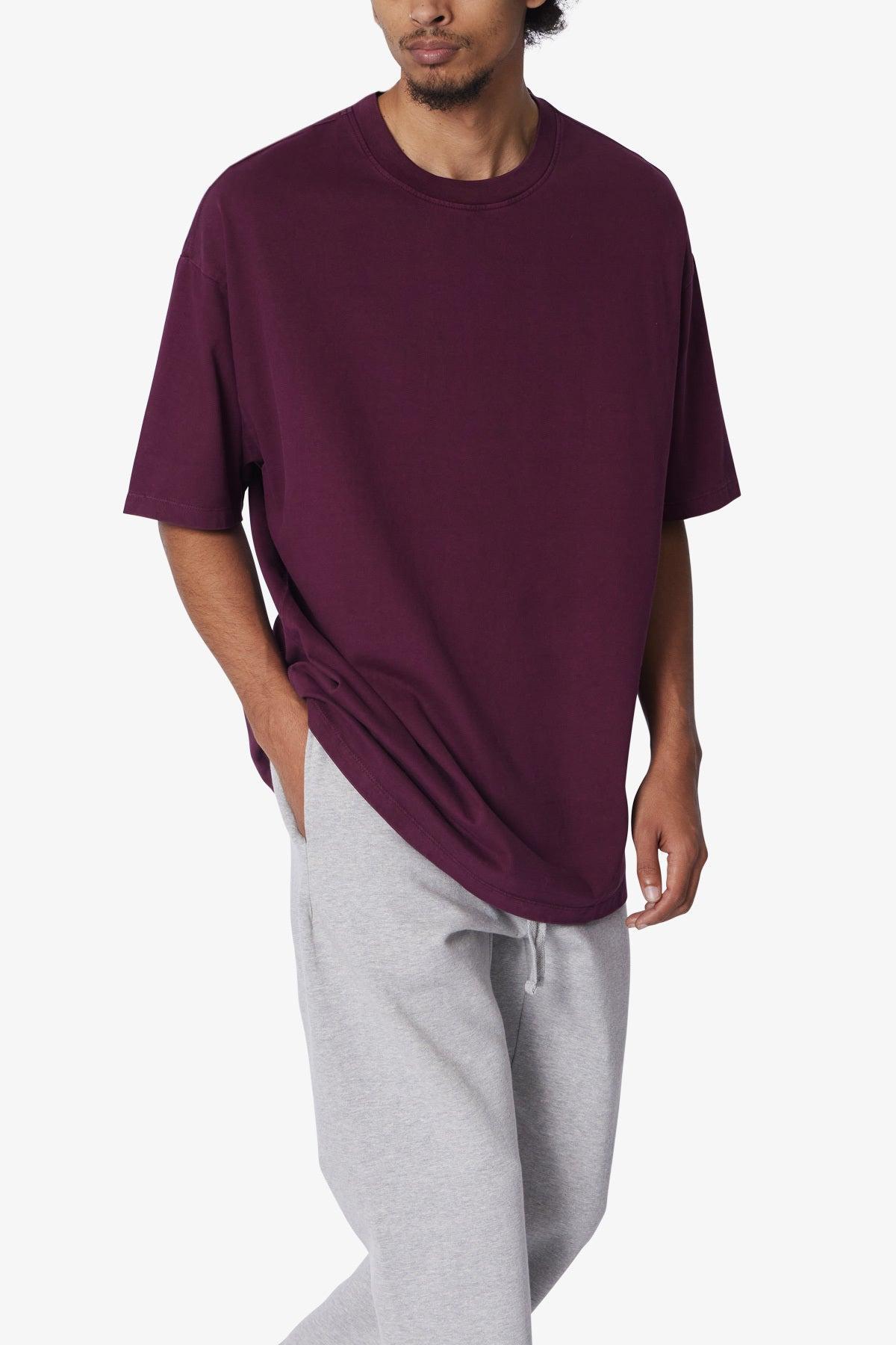 Heavy Every Day Tee - Burgundy Product Image