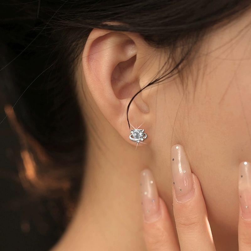 Rhinestone Alloy Stud Earring (Various Designs) Product Image