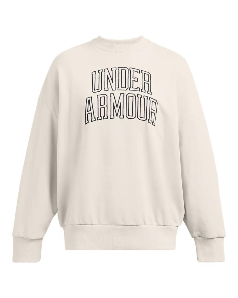 Women's UA Icon Heavyweight Terry Oversized Crew Product Image