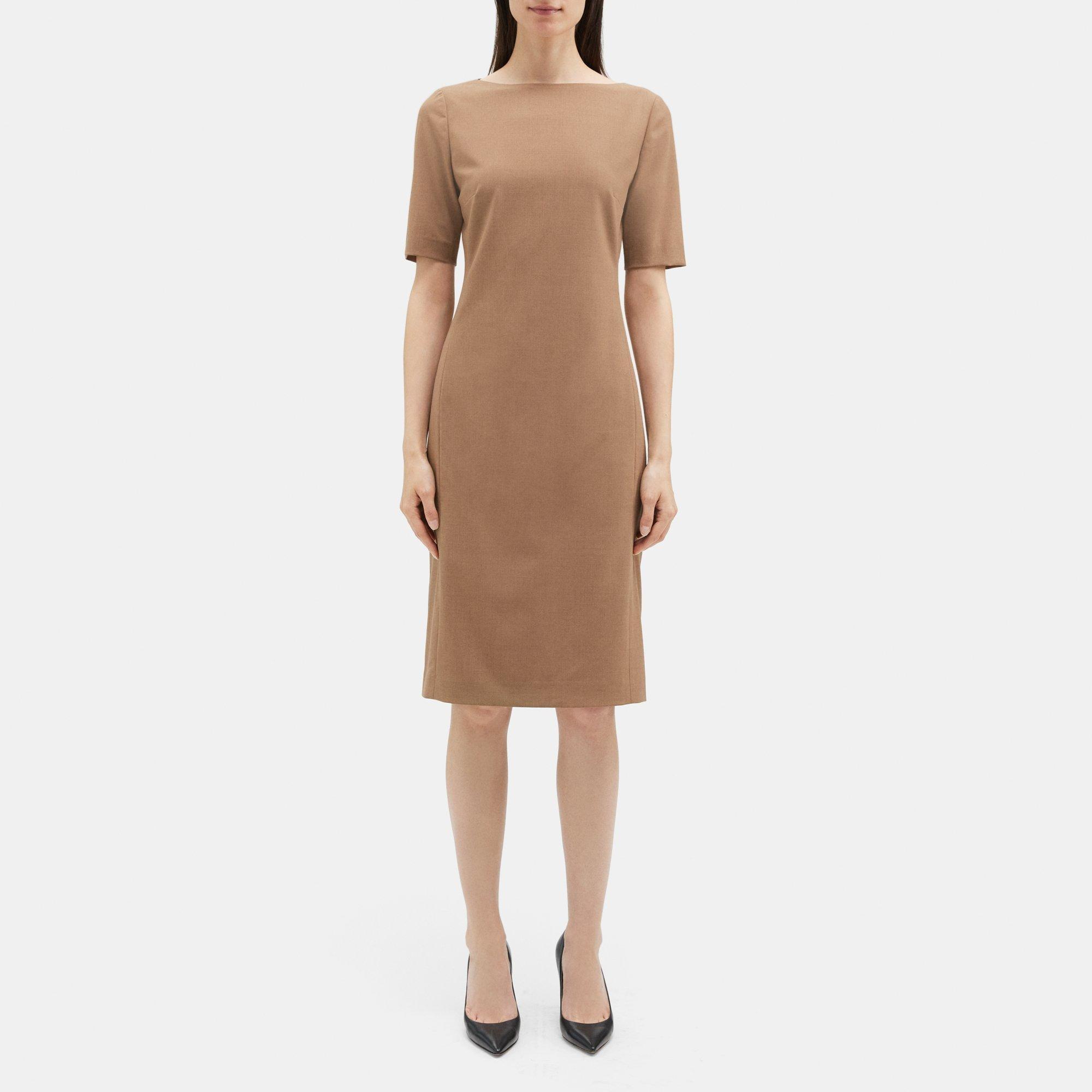 Sevona Stretch Wool Sheath Dress | Theory Outlet Product Image