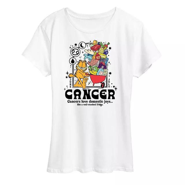 Womens Garfield Cancer Graphic Tee Product Image