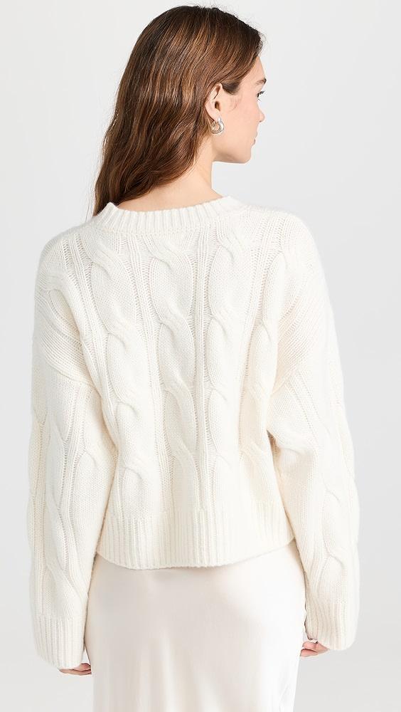 Sablyn Cable Knit Cashmere Sweater | Shopbop Product Image