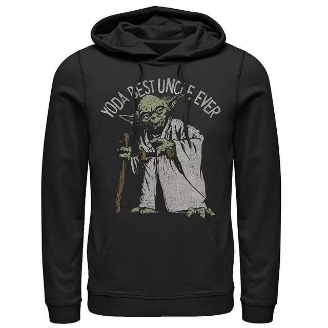 Mens Star Wars Yoda Best Uncle Ever Portrait Hoodie Product Image