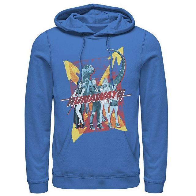 Mens Marvel Runaways Group Shot Graphic Hoodie Product Image