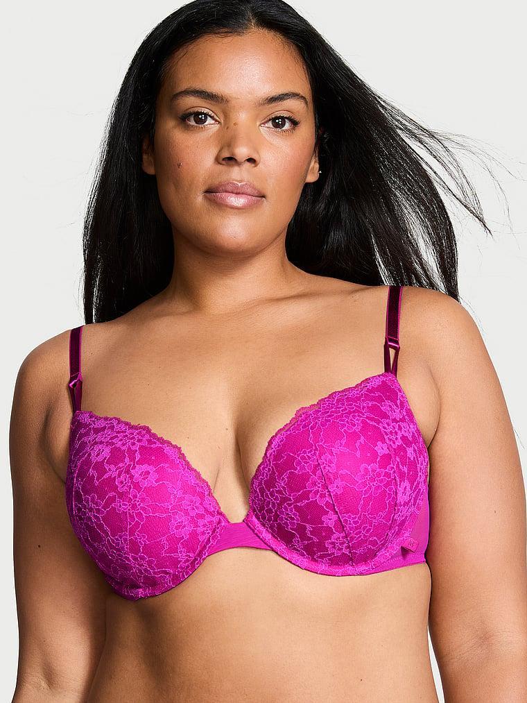 Sexy Tee Posey Lace Push-Up Bra Product Image