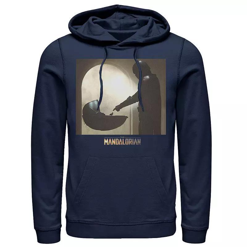 Mens Star Wars The Mandalorian The Child Scene Logo Hoodie Product Image