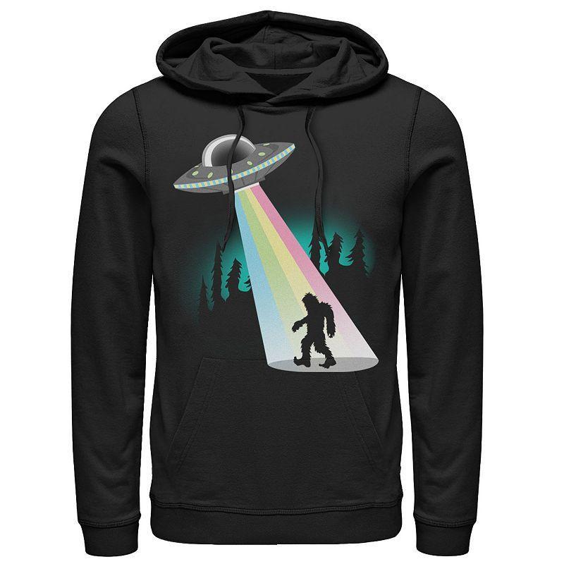 Mens Spacecraft Sasquatch Abduction Hoodie Black Product Image