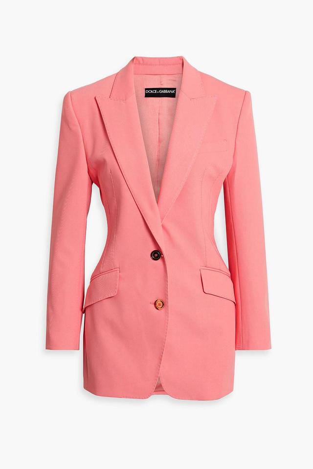 Twill Blazer In Bubblegum Product Image