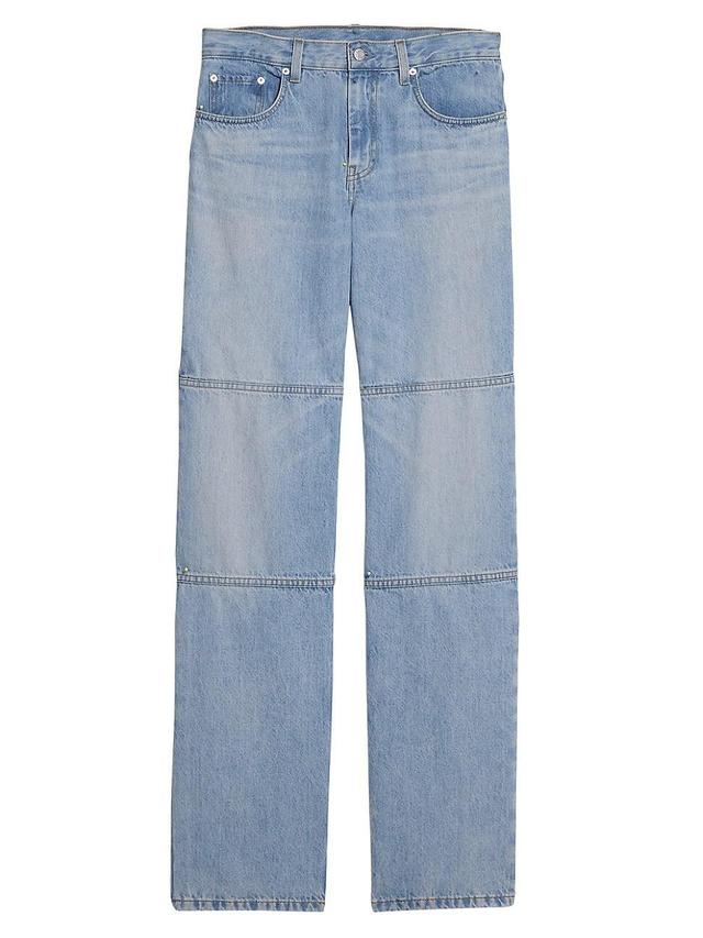 Mens Denim Relaxed-Fit Carpenter Pants Product Image