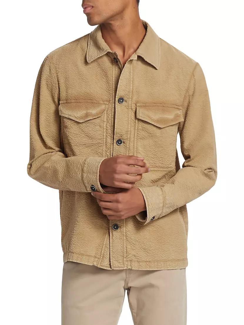 Desco Button-Front Overshirt Product Image