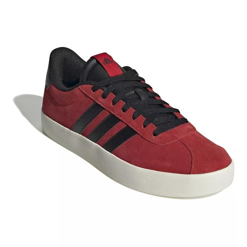 adidas VL Court 3.0 Mens Shoes Red Black White Product Image