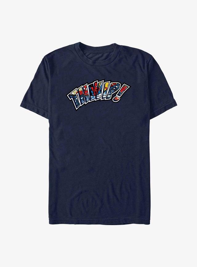 Marvel Spider-Man 60th Anniversary Thwip Spidey Panels T-Shirt Product Image