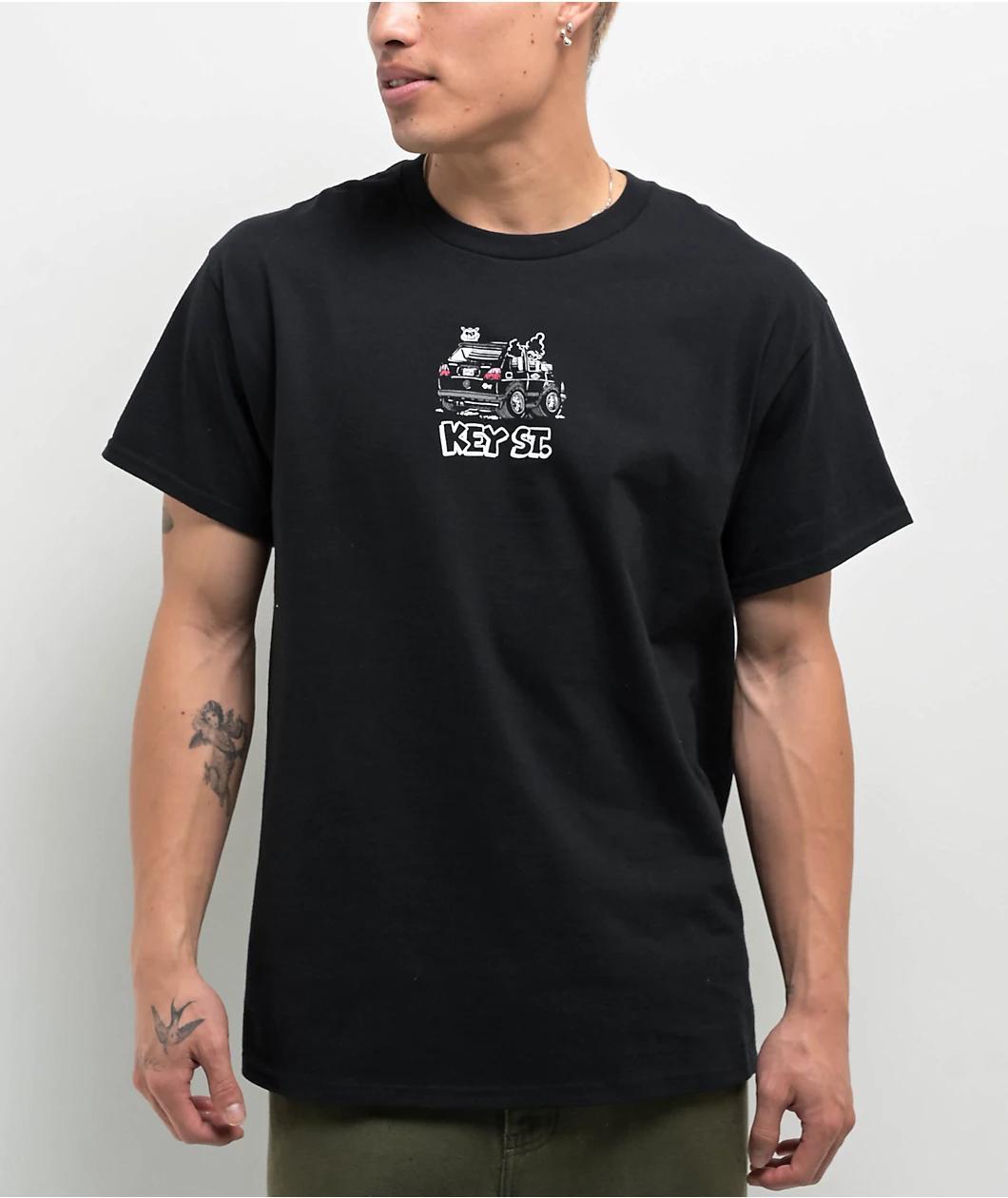 Key Street x Freakorico Hot Box Black T-Shirt Product Image