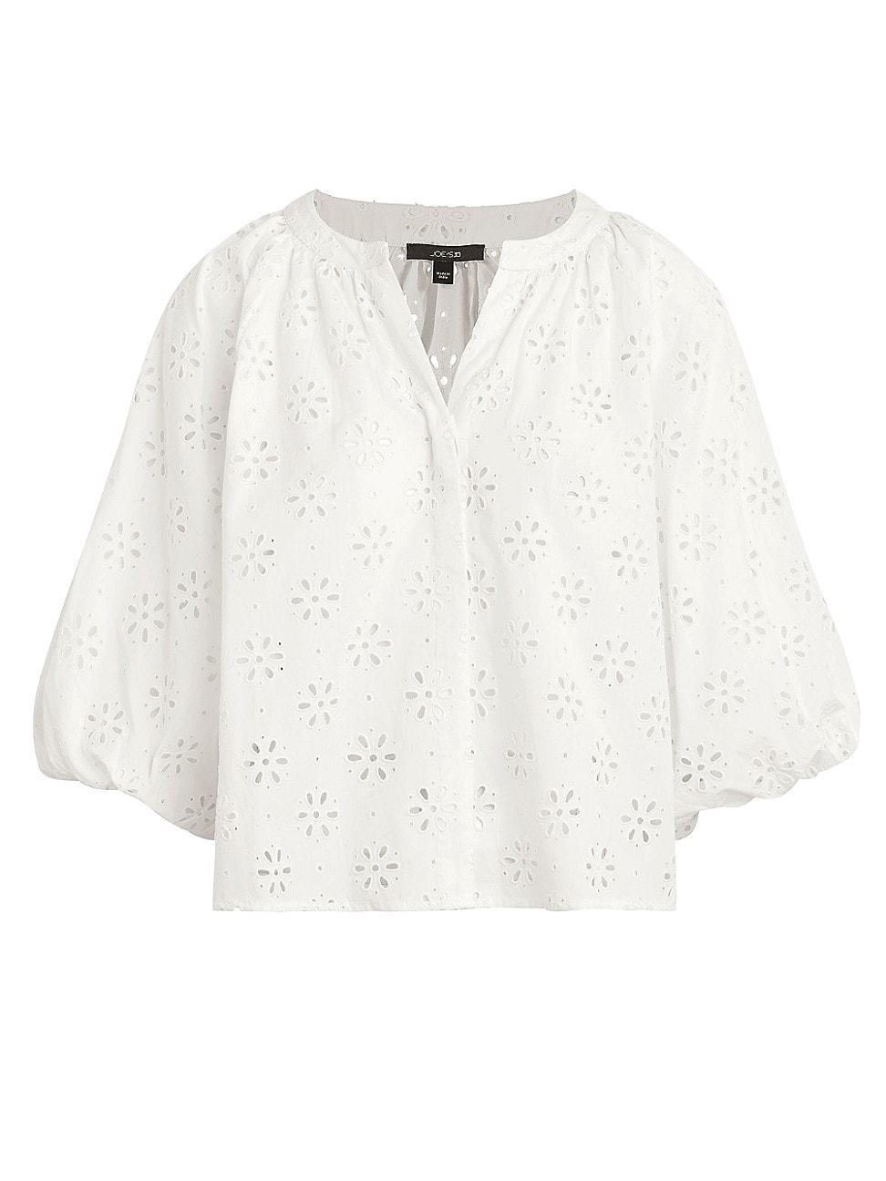 Womens Andie Broderie Blouse Product Image