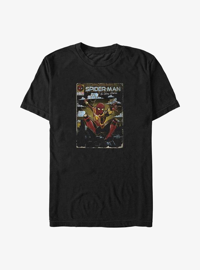 Marvel Spider-Man Arachnidian Avenger Comic Cover Big & Tall T-Shirt Product Image