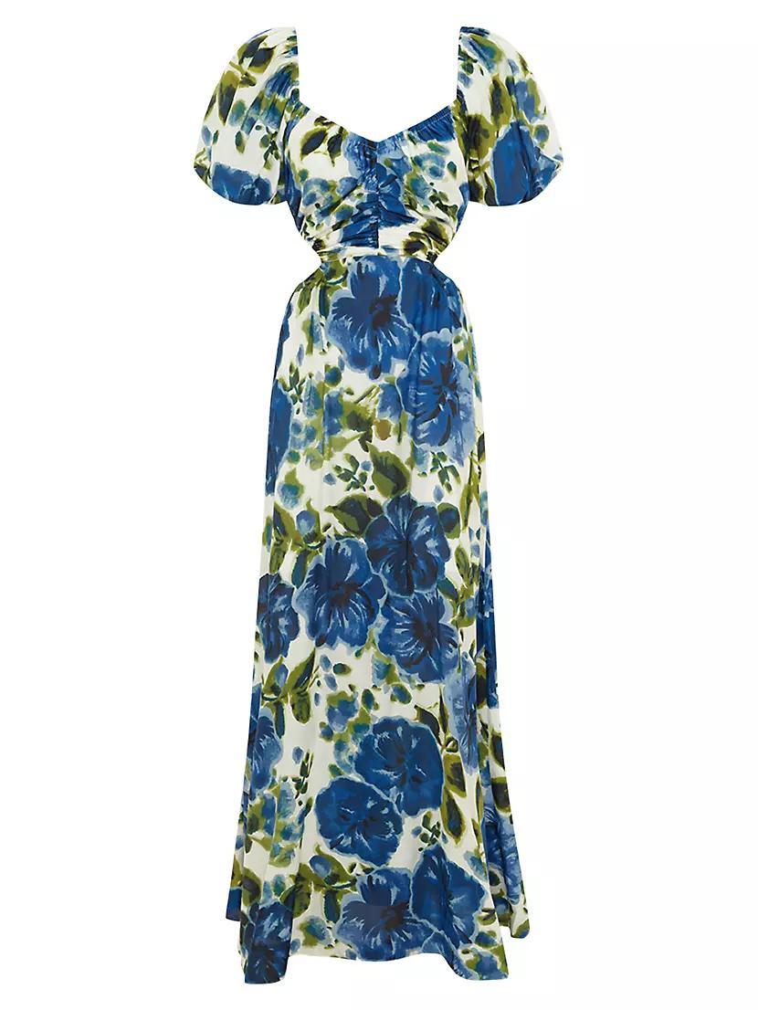 Forever Floral Cut-Out Maxi Dress Product Image