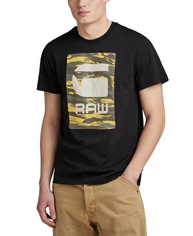 Mens Camo Box Graphic T-Shirt Product Image