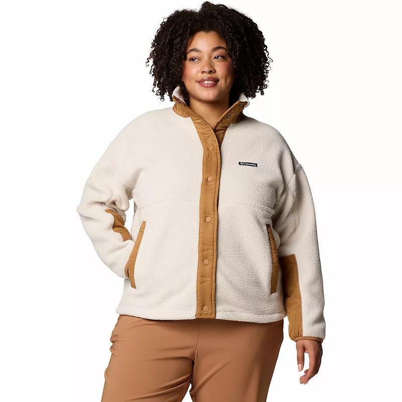 Plus Size Columbia Cloud Point Snap Fleece, Womens Product Image