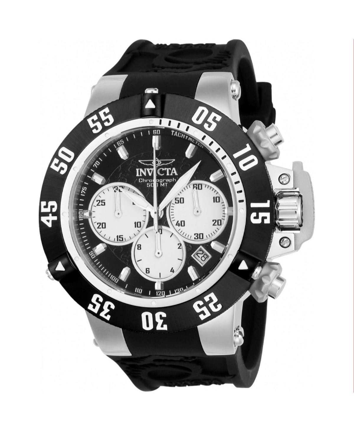 Invicta Mens 22919 Subaqua Quartz Chronograph Black, White Dial Watch - Black Product Image