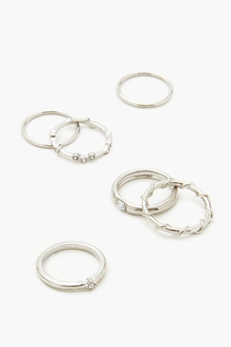 Rhinestone Ring Set | Forever 21 Product Image