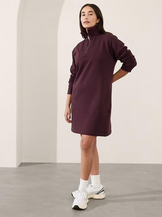 Cozy Karma 1/2 Zip Dress Product Image