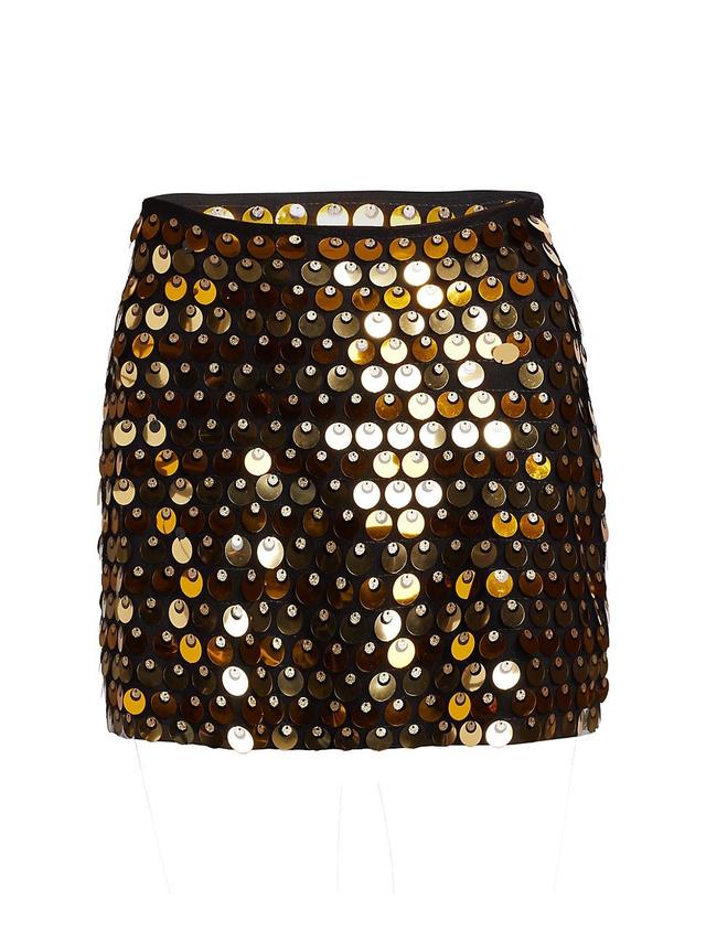 Womens Mina Sequined Miniskirt Product Image