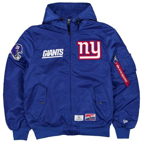 New Era Mens Giants Alpha Jacket - Blue/Blue Product Image