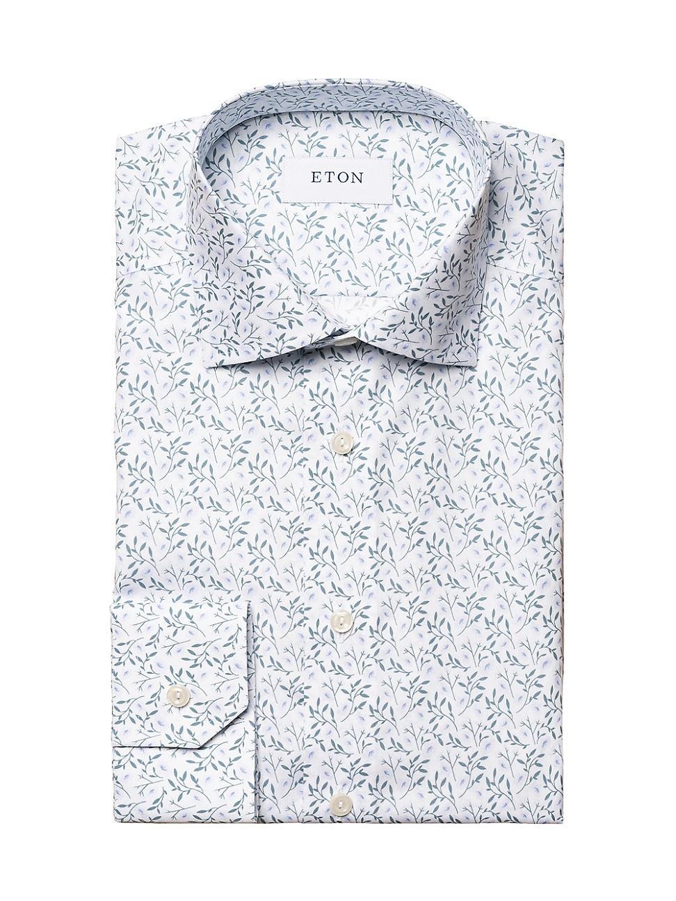 Mens Contemporary Fit Floral Print Shirt Product Image