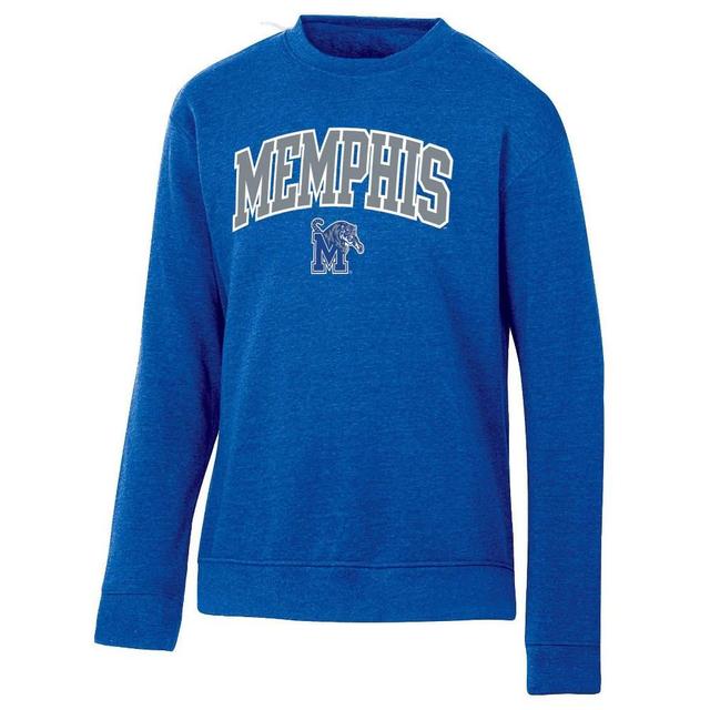 NCAA Memphis Tigers Mens Heathered Crew Neck Fleece Sweatshirt Product Image