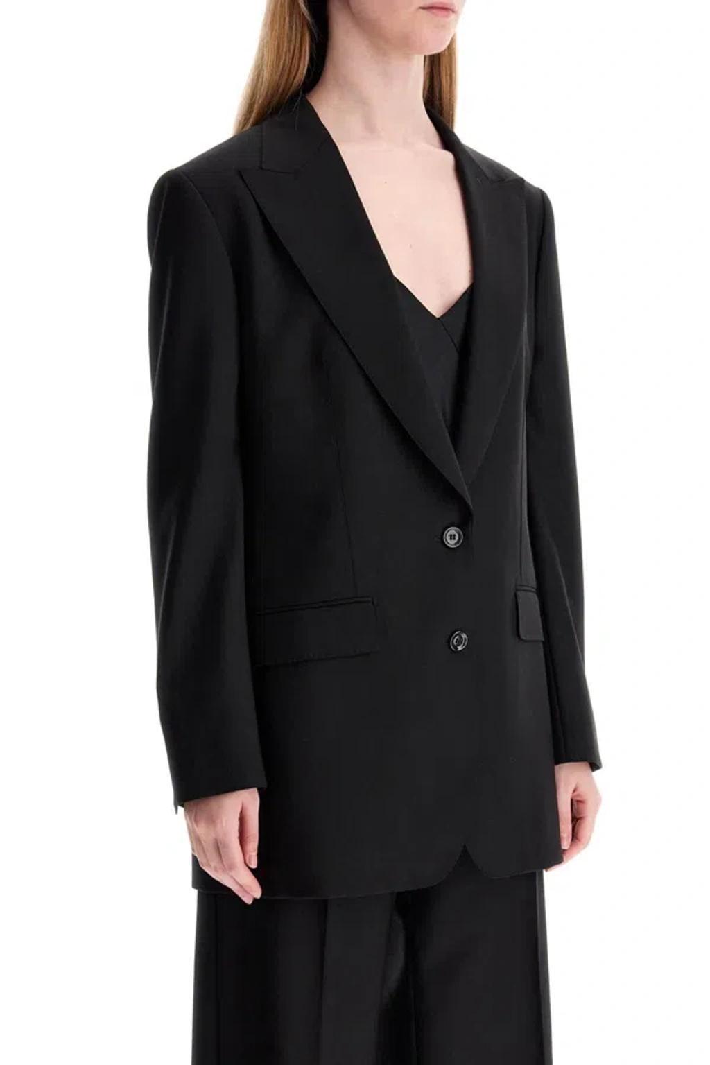 DOLCE & GABBANA Black Wool Blazer Product Image