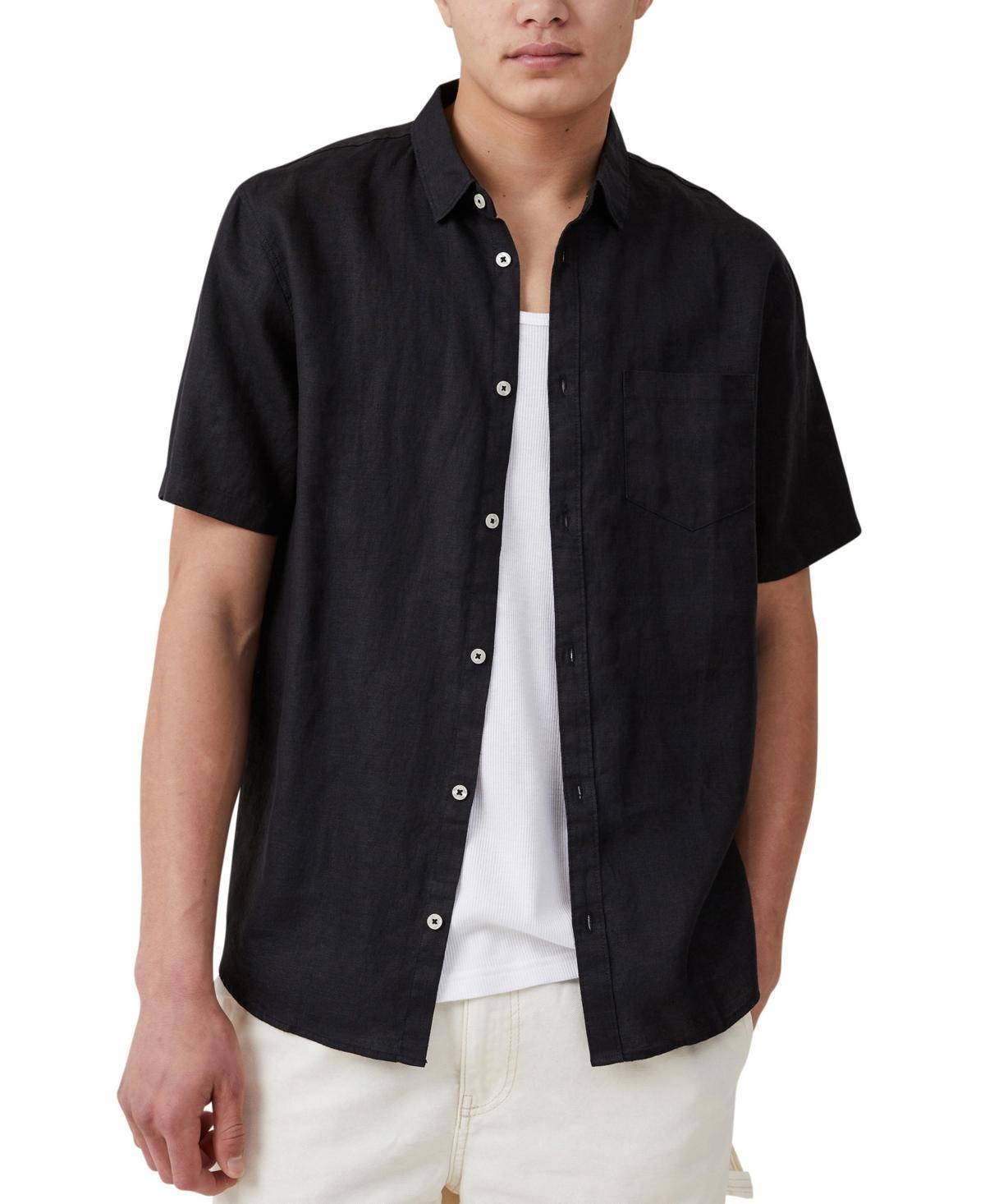 Cotton On Mens Linen Short Sleeve Shirt Product Image