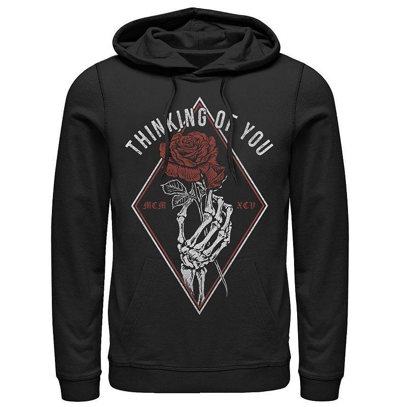 Mens Thinking Of You Rose Hoodie Product Image