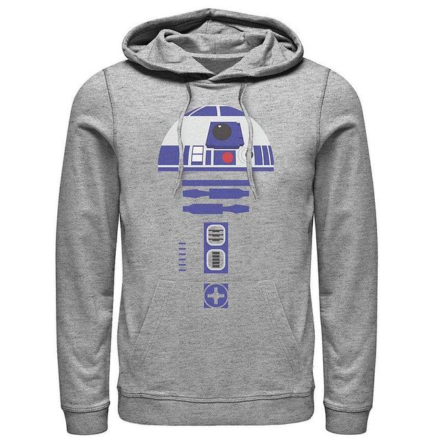 Mens Star Wars R2-D2 Costume Hoodie Athletic Grey Product Image