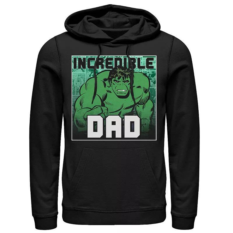 Mens Marvel Hulk Fathers Day Incredible Dad Hoodie Product Image